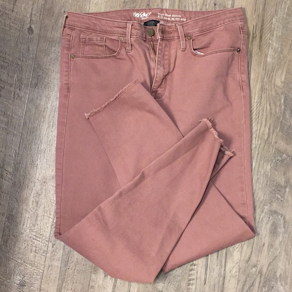 Mossimo rose colored jeans